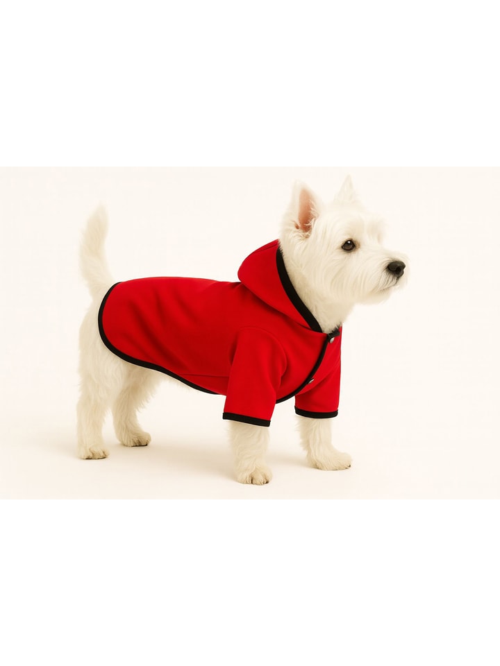 Paws&Whiskers Bluza w kolorze czerwonym dla psa rozmiar: L