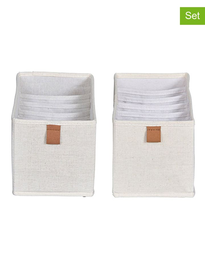 STORE IT Organizery (2 szt.) w kolorze kremowym - 15 x 15 x 30 cm rozmiar: onesize