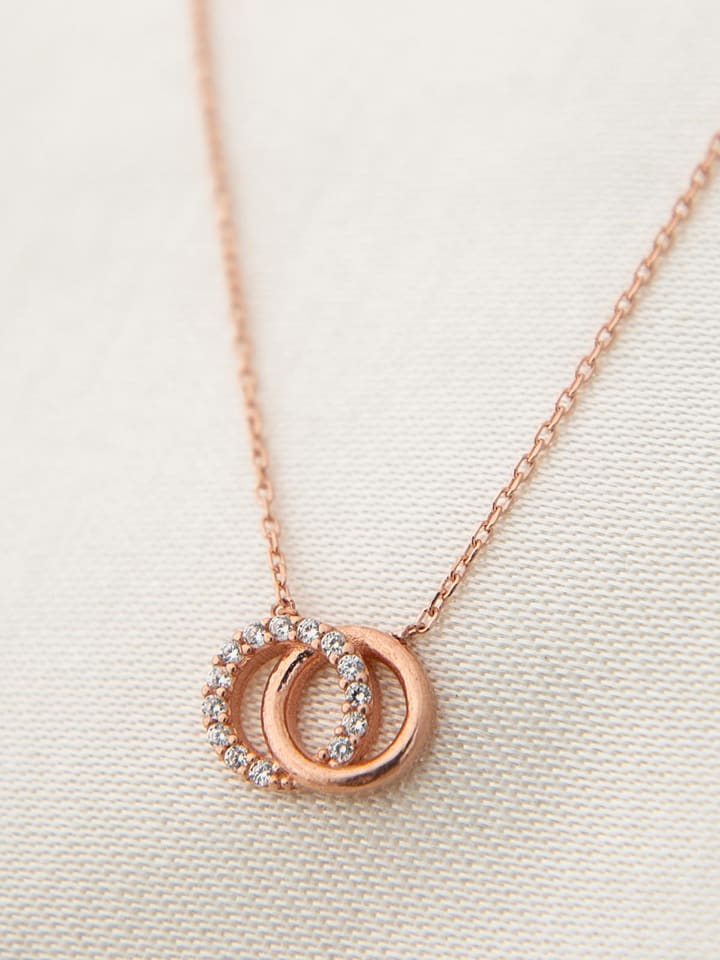 Lodie Silver Srebrny naszyjnik z elementem ozdobnym - dł. 43 cm rozmiar: onesize