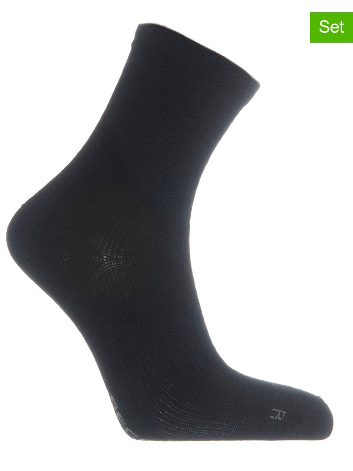 Seger Skarpety (3 pary) "Coolmax Basic" w kolorze czarnym rozmiar: 43-45