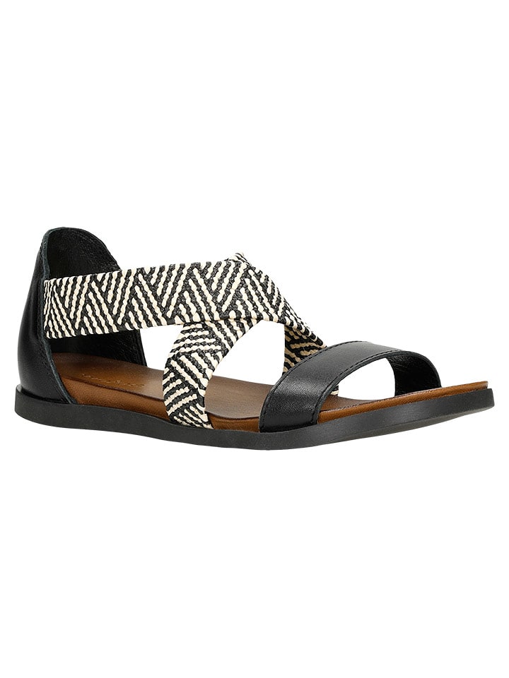 Wojas Sandały w kolorze czarno-białym rozmiar: 40