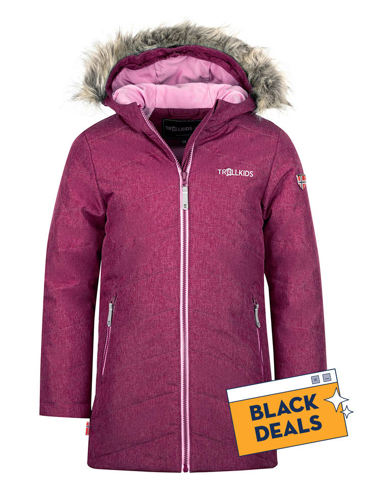 Trollkids Kurtka narciarska "Lifjell" w kolorze fioletowym rozmiar: 98