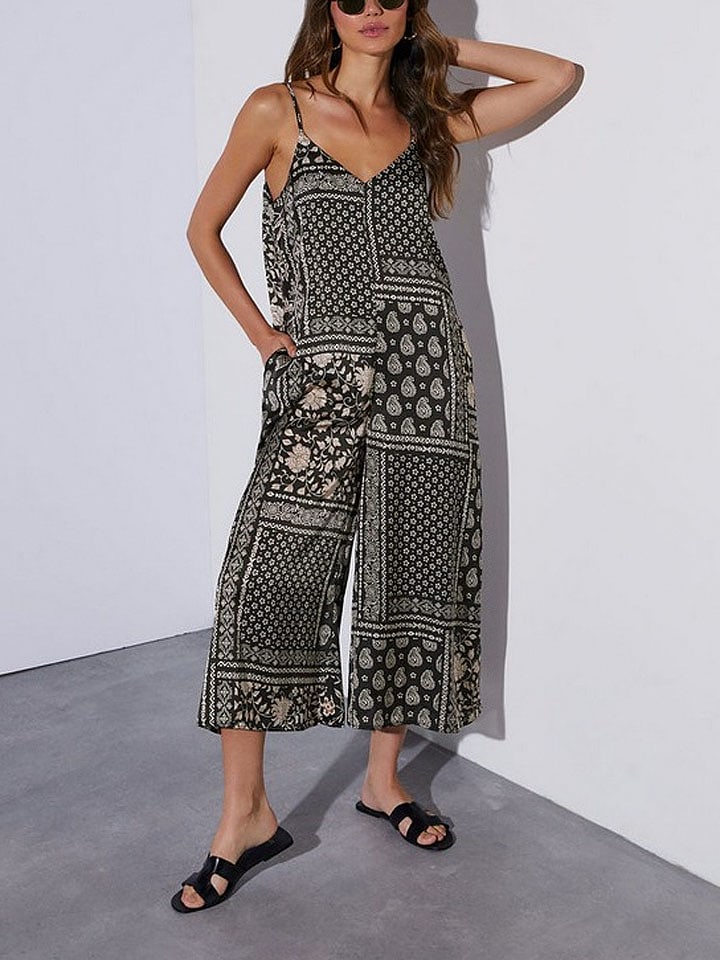 LA Angels Kombinezon w kolorze czarno-kremowym rozmiar: L