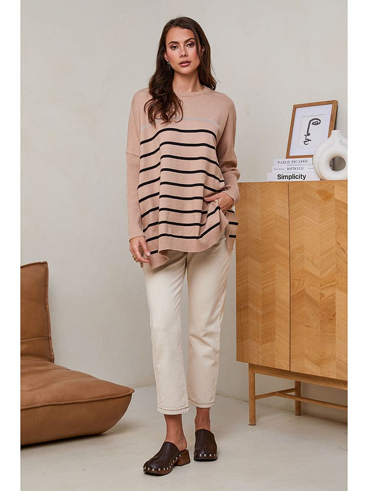 Soft Cashmere Sweter w kolorze jasnobrązowym rozmiar: 38/40