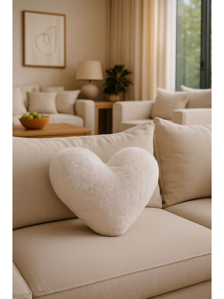 Wallity Poduszka w kolorze białym - 38 x 33 cm rozmiar: onesize