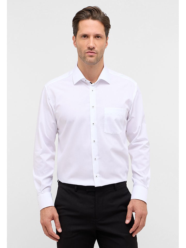 Eterna Koszula - Modern fit - w kolorze białym rozmiar: 40