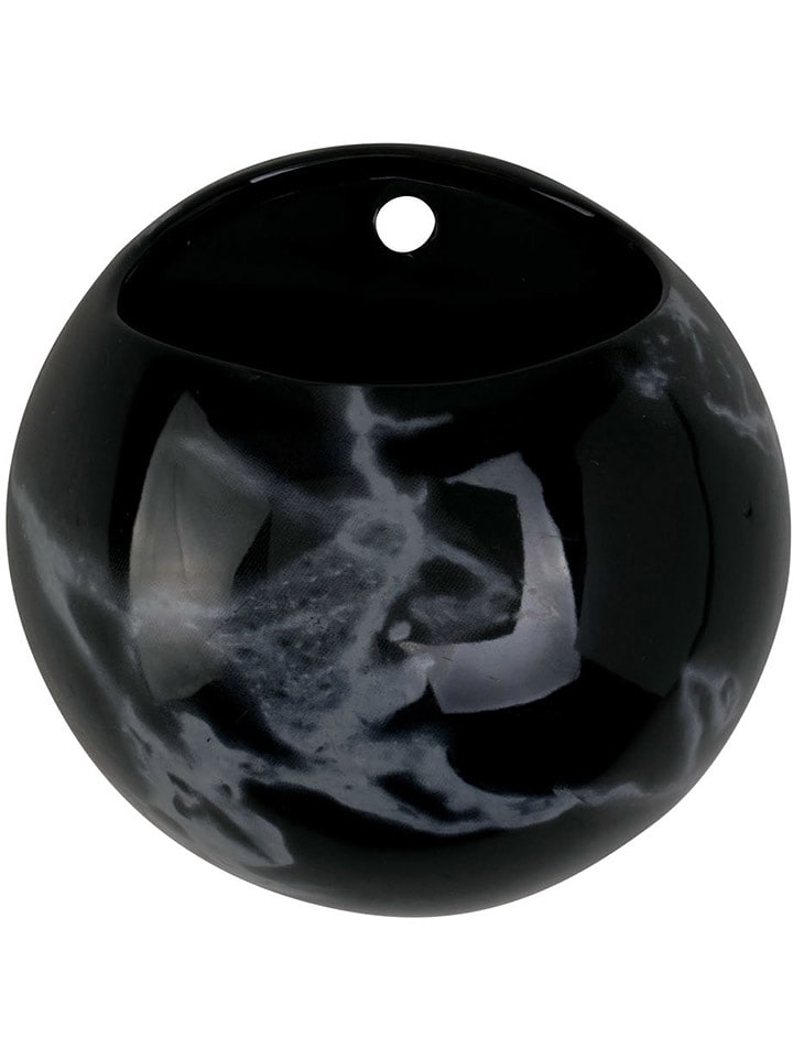 Present Time Doniczka ścienna "Globe" w kolorze czarnym - Ø 14,5 cm rozmiar: onesize