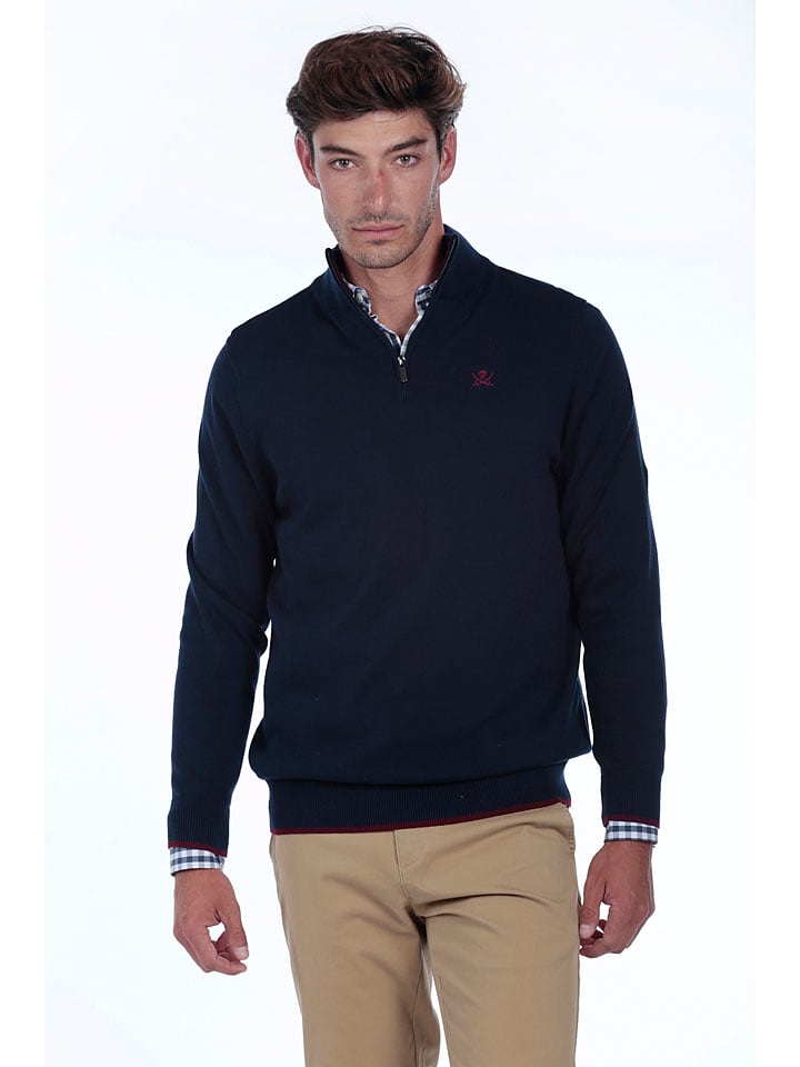 The Time of Bocha Sweter w kolorze granatowym rozmiar: XL