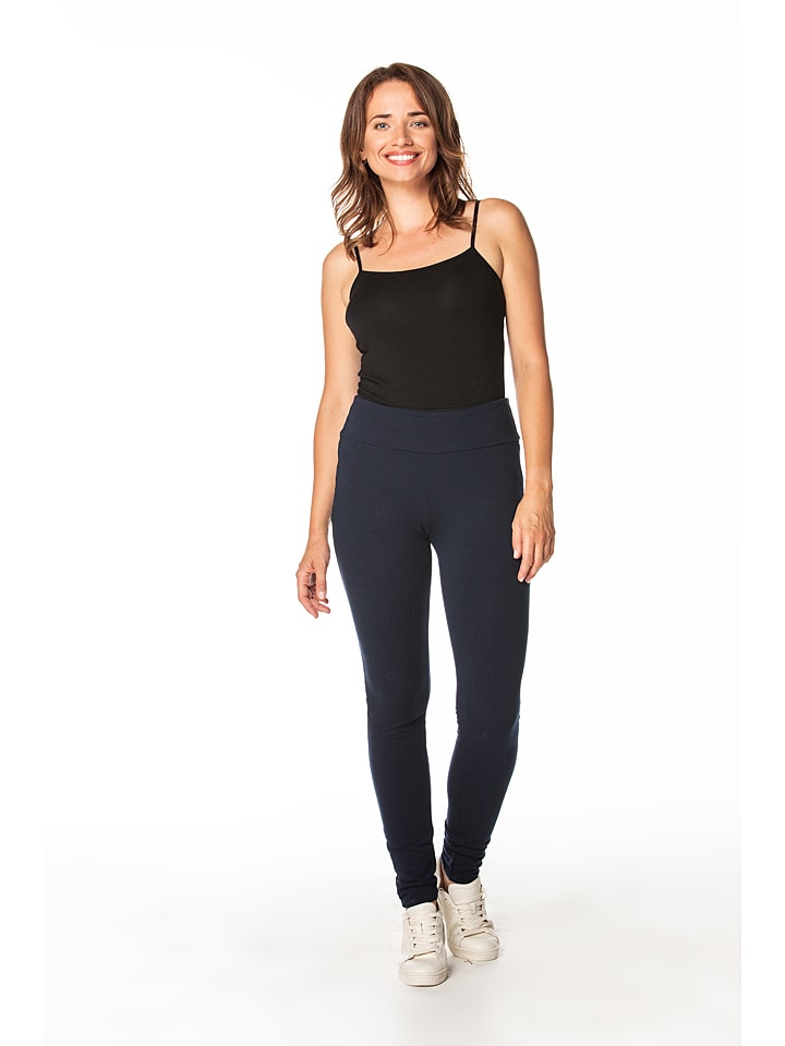 Tessita Legginsy w kolorze granatowym rozmiar: S