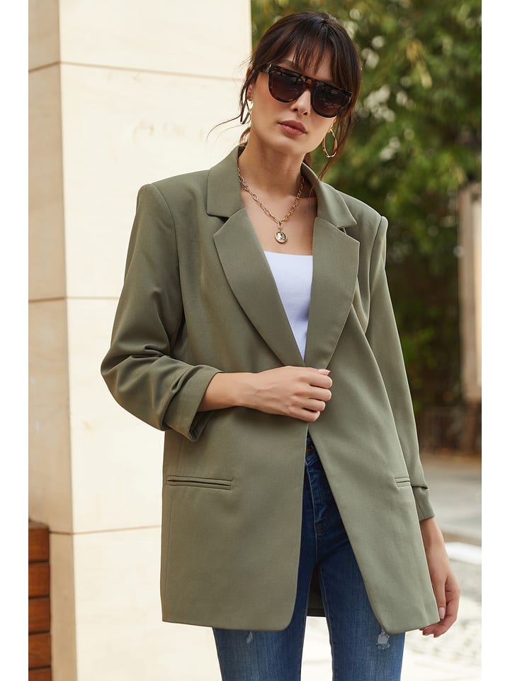 Milan Kiss Blezer w kolorze oliwkowym rozmiar: S