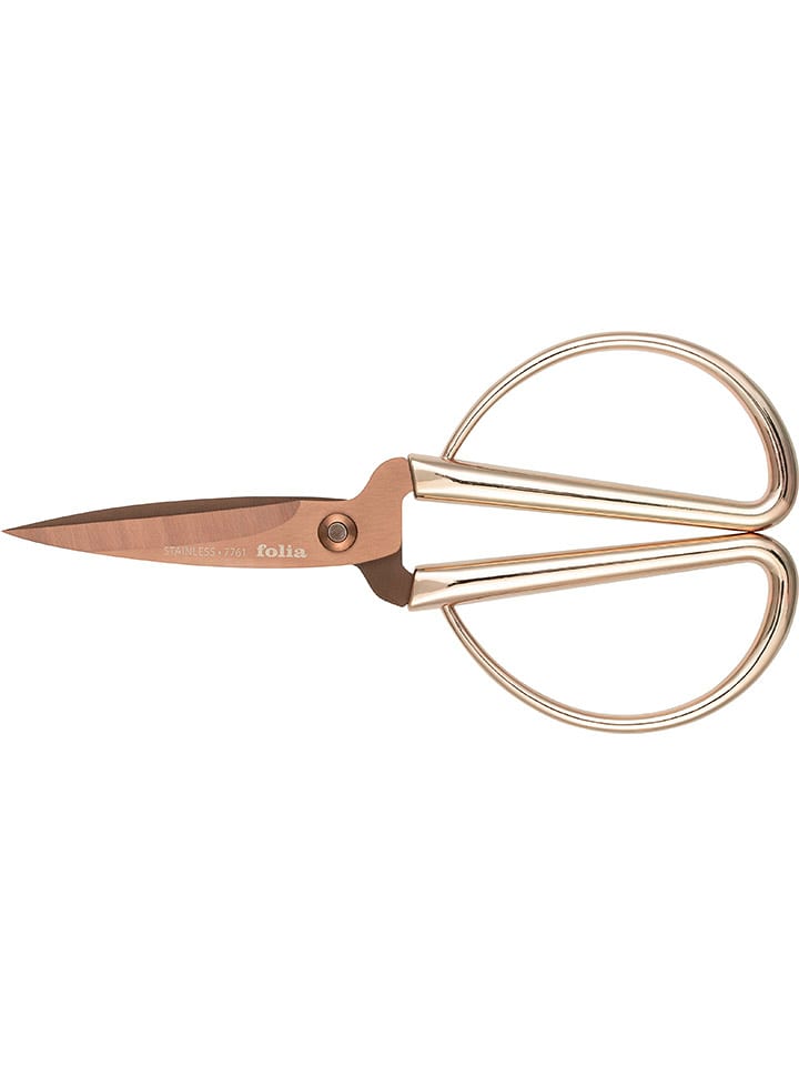 folia PAPER Nożyczki w kolorze złotym do rękodzieła rozmiar: onesize