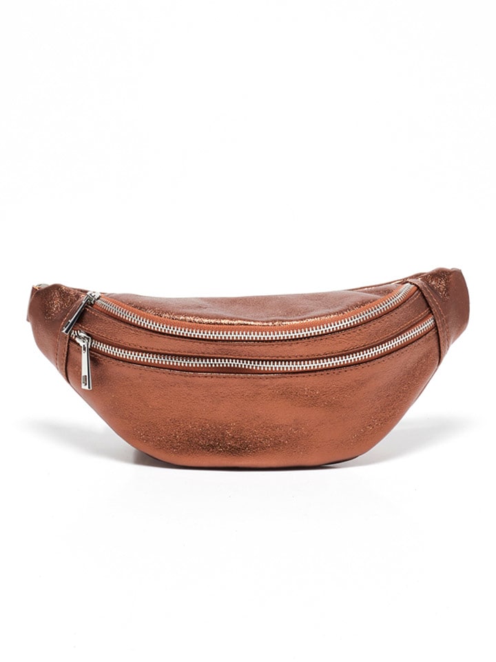 Abaco Skórzana saszetka "Lyat" w kolorze karmelowym - 32,5 x 13,5 x 7 cm rozmiar: onesize