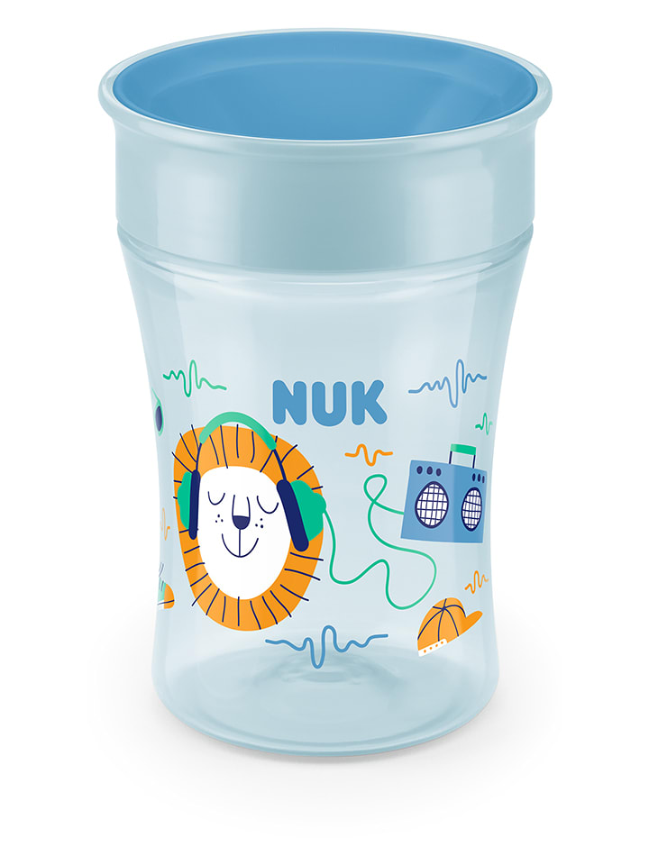 NUK Kubek "Magic Cup" w kolorze niebieskim do nauki picia - 230 ml rozmiar: onesize