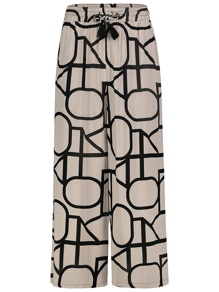 Sublevel Spodnie w kolorze beżowo-czarnym rozmiar: XXL