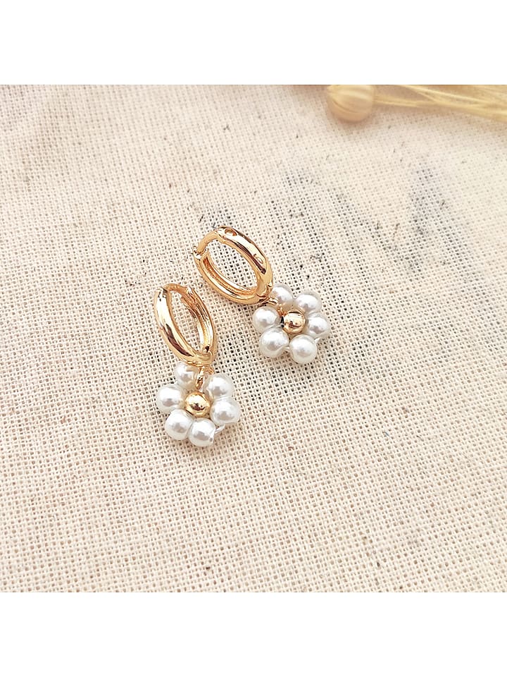 atelier MIU Pozłacane kolczyki-kreole rozmiar: onesize