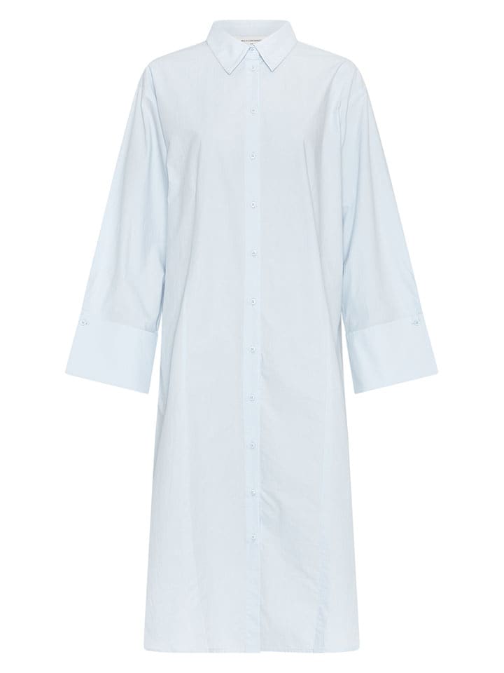 MOSS COPENHAGEN Sukienka "Panola Pelina" w kolorze błękitnym rozmiar: M/L