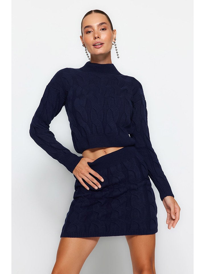 trendyol 2-częściowy zestaw w kolorze granatowym rozmiar: L