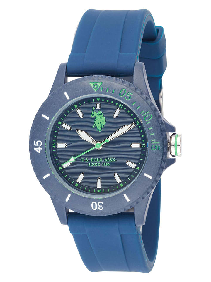 U.S. Polo Assn. Zegarek kwarcowy w kolorze niebieskim rozmiar: onesize