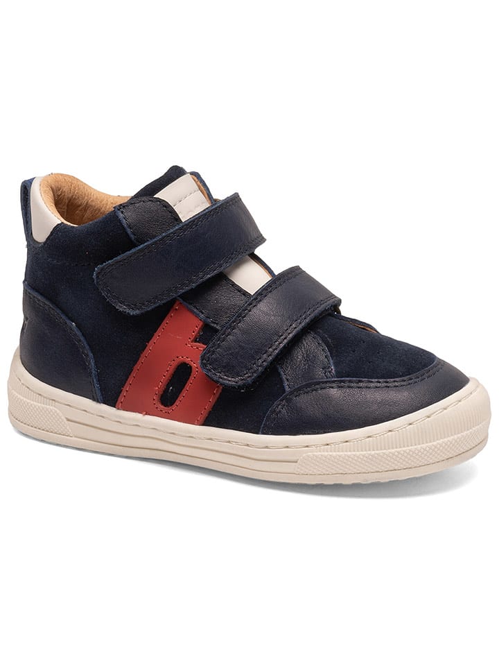 bisgaard Skórzane sneakersy w kolorze granatowo-czerwonym rozmiar: 28