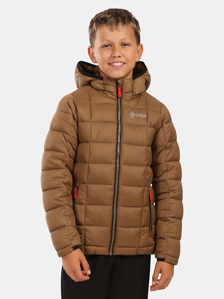 Kilpi Kurtka zimowa "Rebeki" w kolorze jasnobrązowym rozmiar: 98