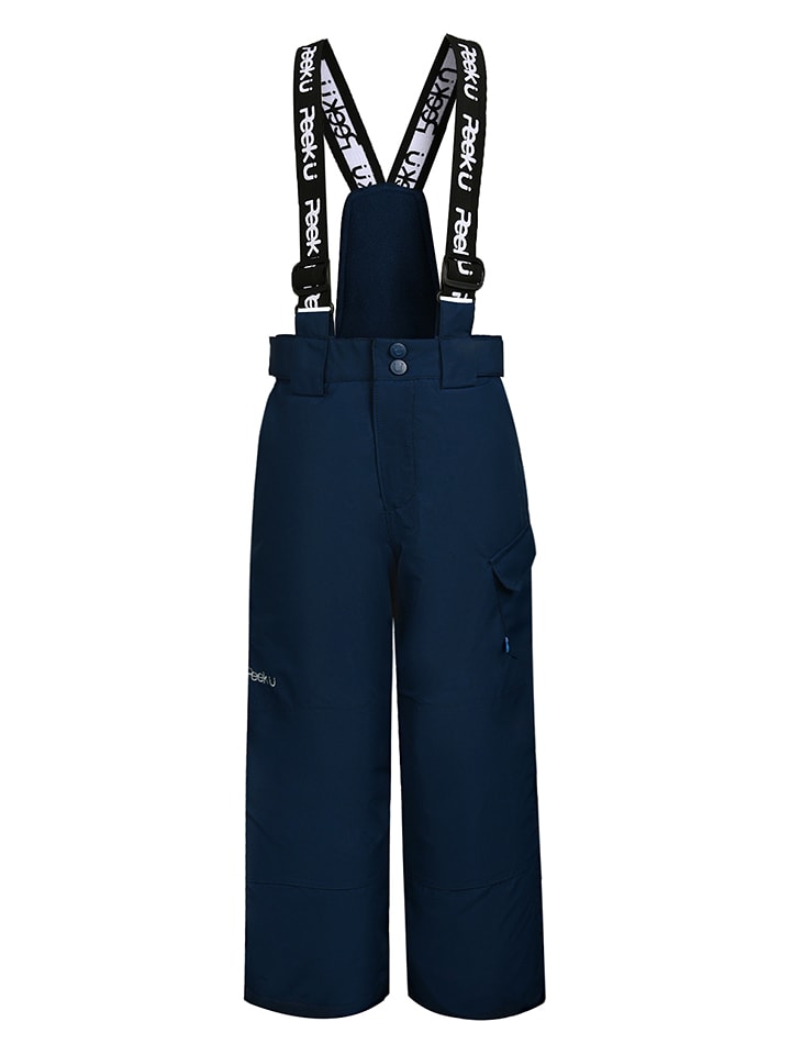 Peek U Spodnie narciarskie "Tyson" w kolorze granatowym rozmiar: 164