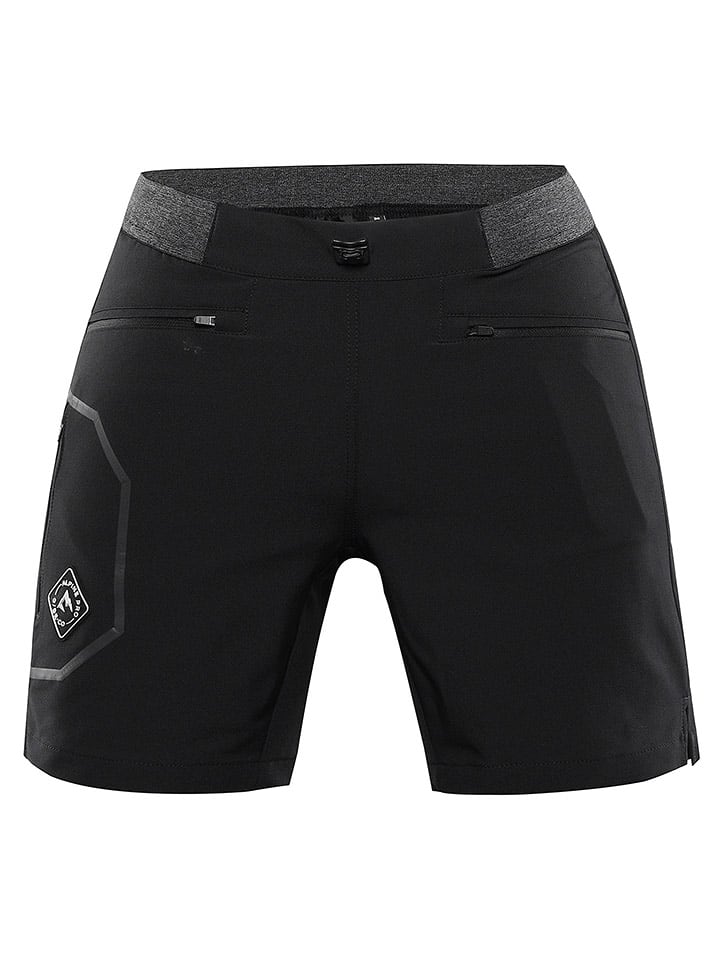 Alpine Pro Szorty funkcyjne "Zamba" w kolorze czarnym rozmiar: 42