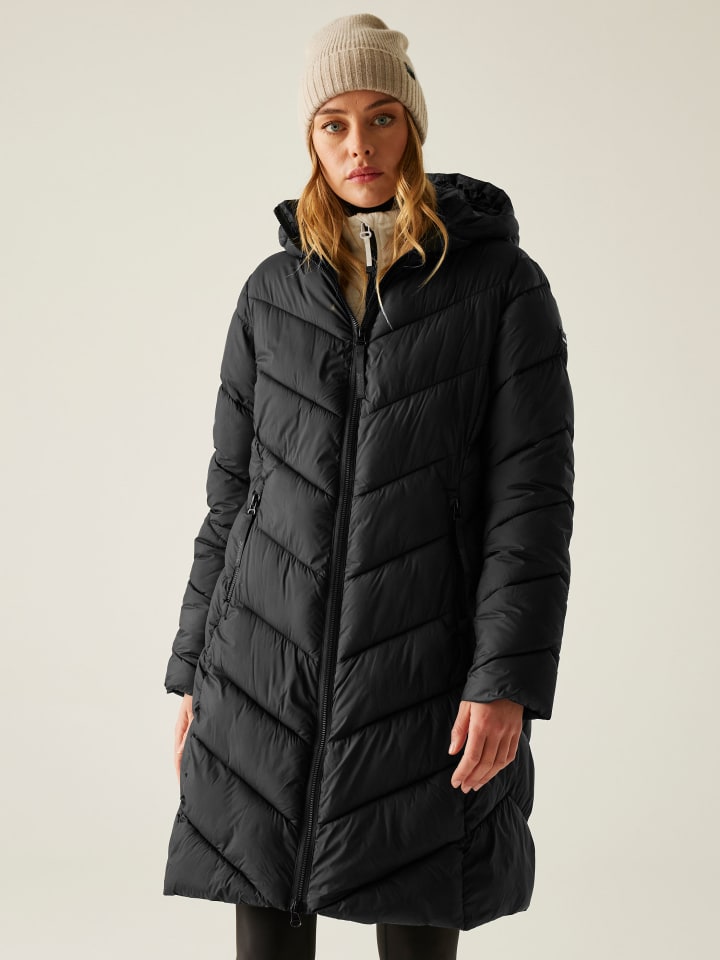 Regatta Płaszcz pikowany "Anita" w kolorze czarnym rozmiar: 36