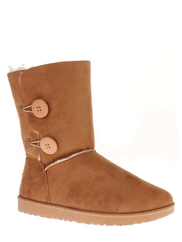 ISLAND BOOT Botki zimowe "Elisa" w kolorze jasnobrązowym rozmiar: 39