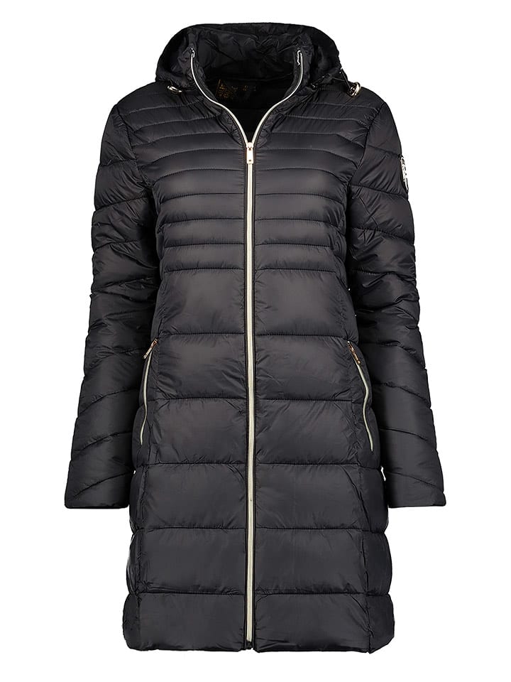 Geographical Norway Płaszcz pikowany w kolorze czarnym rozmiar: XXL