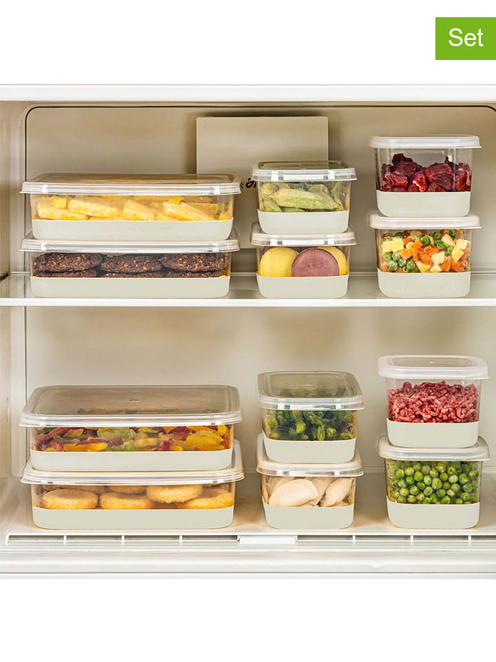 Violeta Home Pojemniki (12 szt.) w kolorze szarym rozmiar: onesize