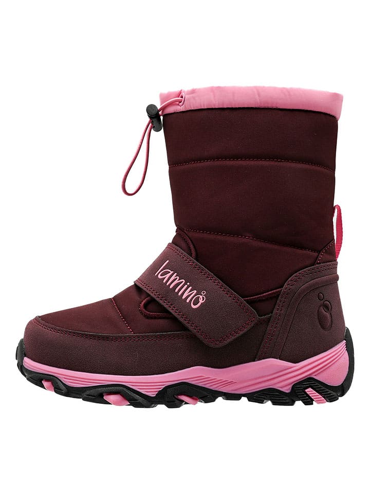 lamino Kozaki zimowe w kolorze bordowym rozmiar: 34
