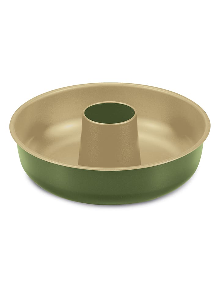 Guardini Forma w kolorze beżowo-zielonym do ciasta - wys. 8 x Ø 25 cm rozmiar: onesize