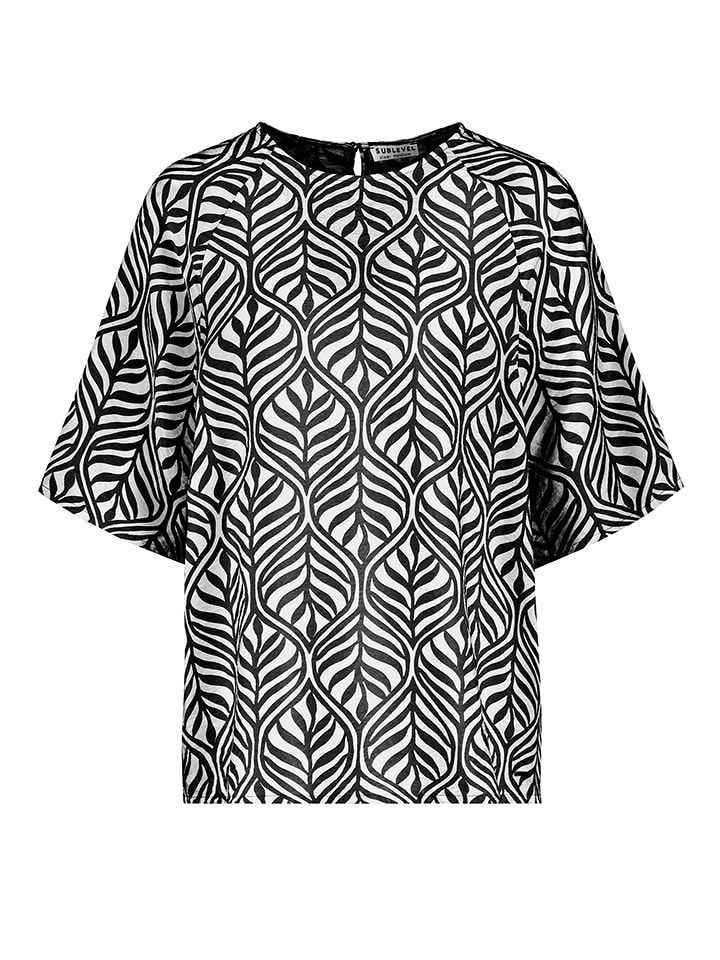 Sublevel Bluzka w kolorze czarno-białym rozmiar: S