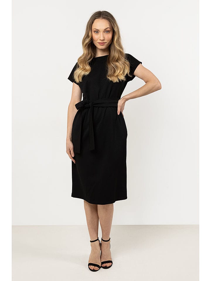 Awama Sukienka w kolorze czarnym rozmiar: L