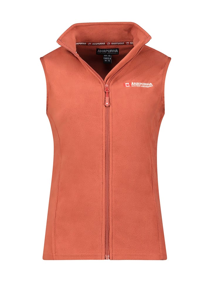 ANAPURNA Kamizelka polarowa "Vugana" w kolorze pomarańczowym rozmiar: XL