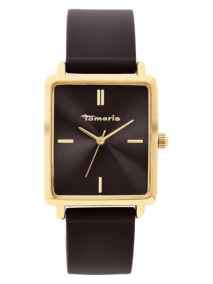 Tamaris Zegarek kwarcowy w kolorze złoto-ciemnobrązowym rozmiar: onesize
