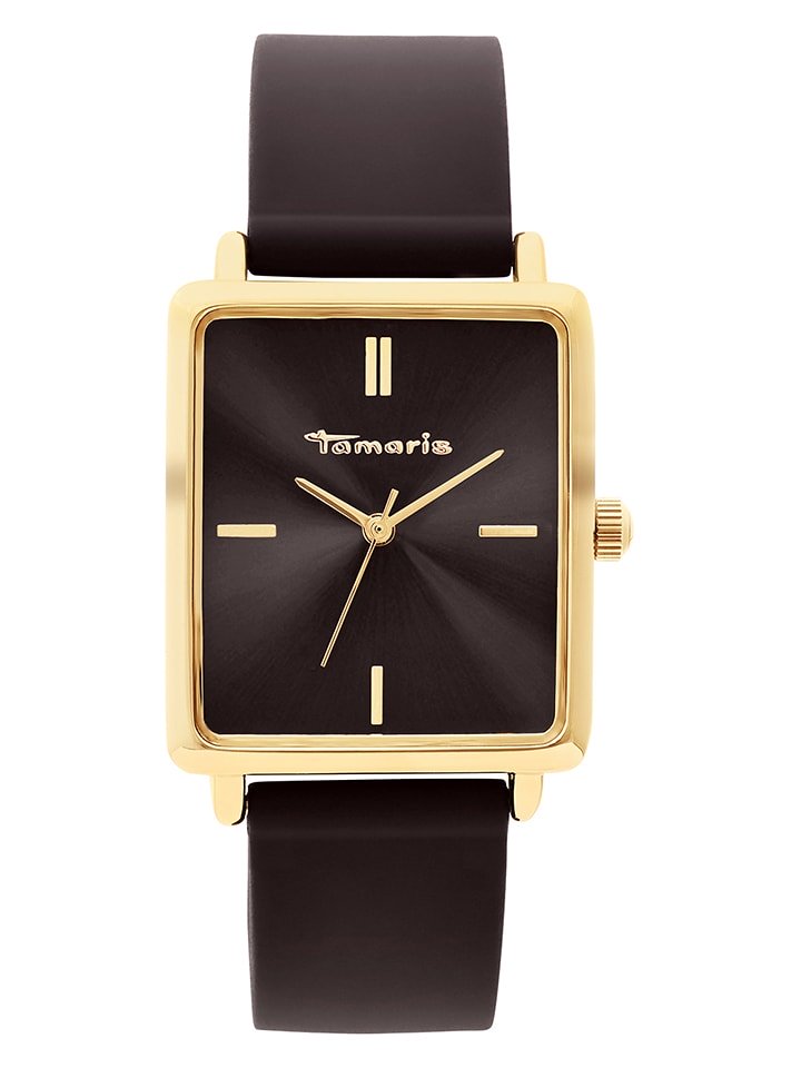Tamaris Zegarek kwarcowy w kolorze złoto-ciemnobrązowym rozmiar: onesize