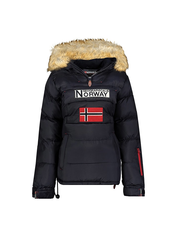 Geographical Norway Parka "Belancolie" w kolorze granatowym rozmiar: 128