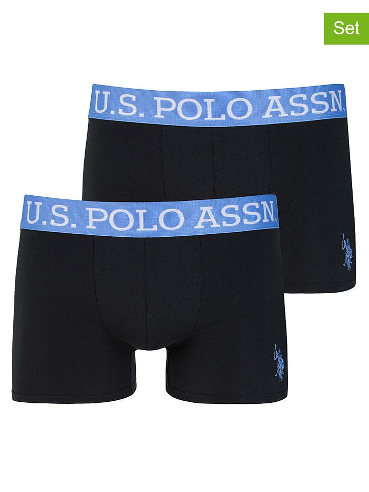 U.S. Polo Assn. Bokserki (2 pary) w kolorze czarnym rozmiar: XXL