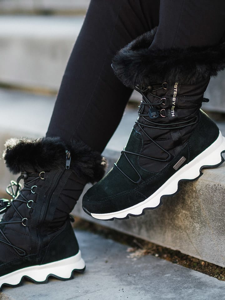 Kilpi Botki zimowe "Frozen" w kolorze czarnym rozmiar: 39