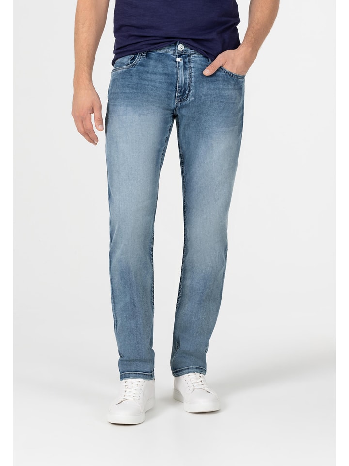 Timezone Dżinsy "EduardoTZ" - Slim fit - w kolorze niebieskim rozmiar: W40/L34