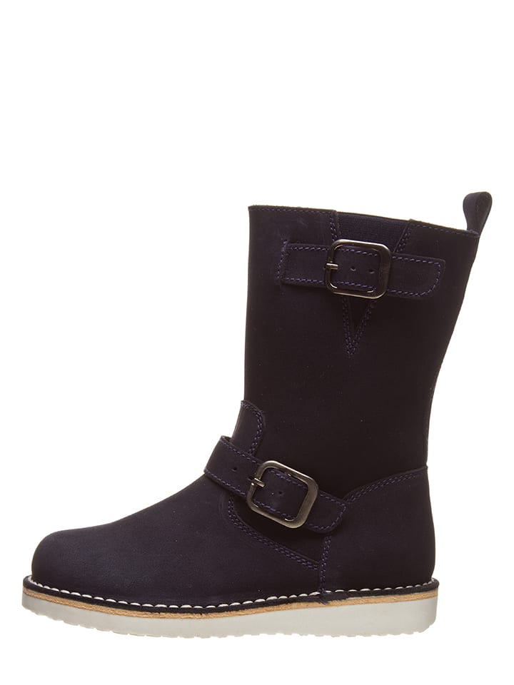 El Naturalista Skórzane kozaki w kolorze granatowym rozmiar: 33