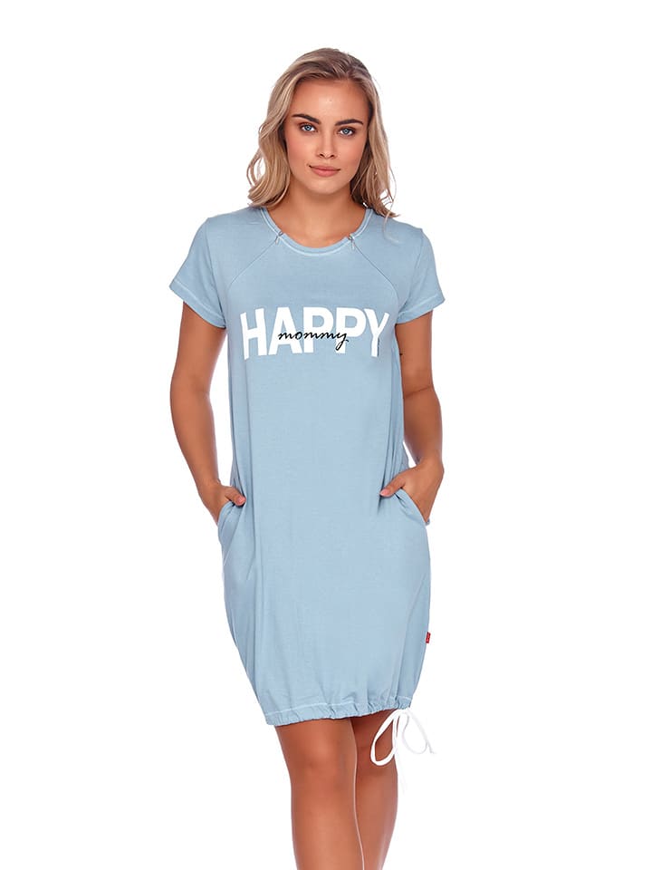 Doctor Nap Ciążowa koszula nocna w kolorze błękitnym rozmiar: M