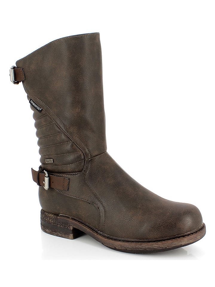 Kimberfeel Kozaki zimowe "Maude" w kolorze brązowym rozmiar: 37