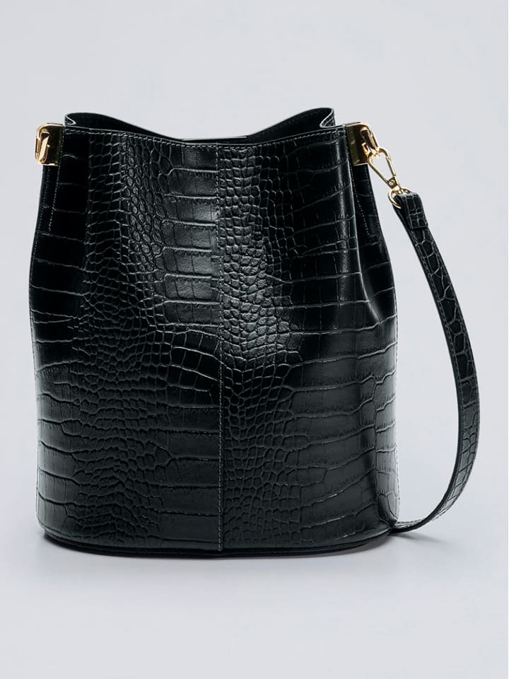 CXL by Christian Lacroix Skórzana torebka w kolorze czarnym - 26 x 26 x 23 cm rozmiar: onesize