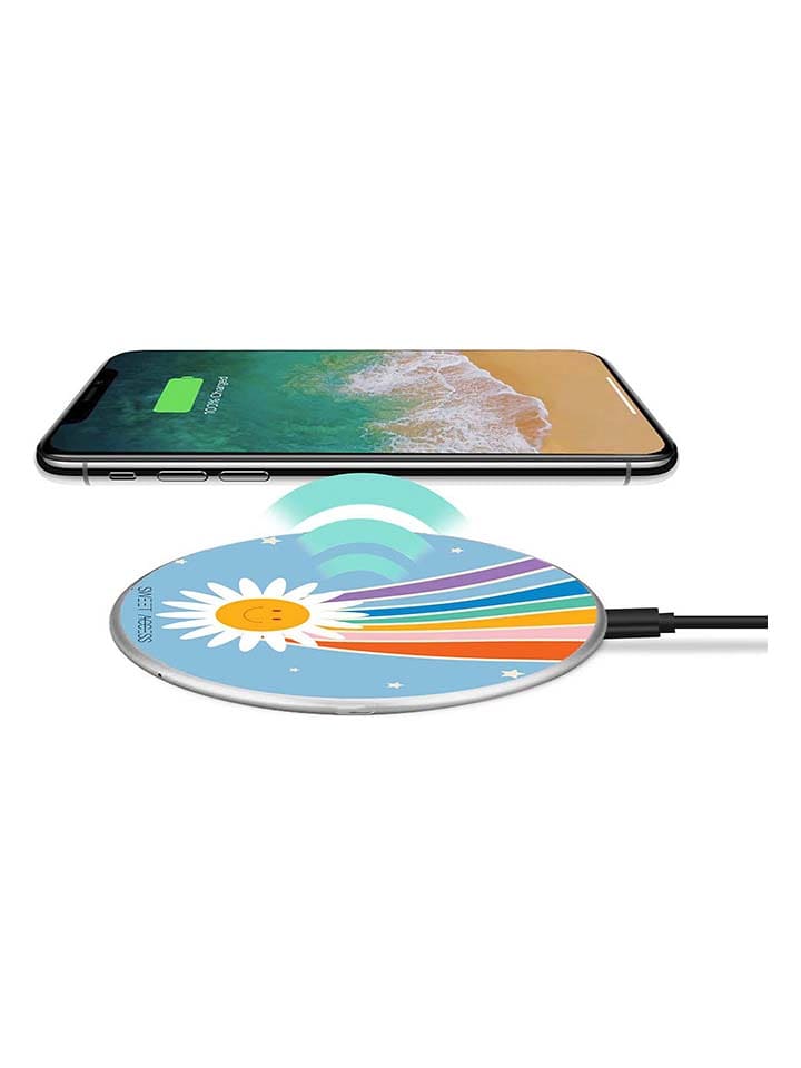 SWEET ACCESS Ładowarka indukcyjna "Rainbow Flower" ze wzorem rozmiar: onesize