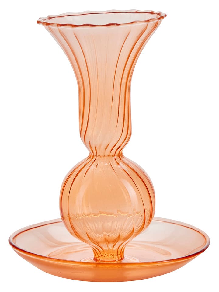 Bahne Świecznik w kolorze pomarańczowym - (W)11,5 x Ø 10 cm rozmiar: onesize