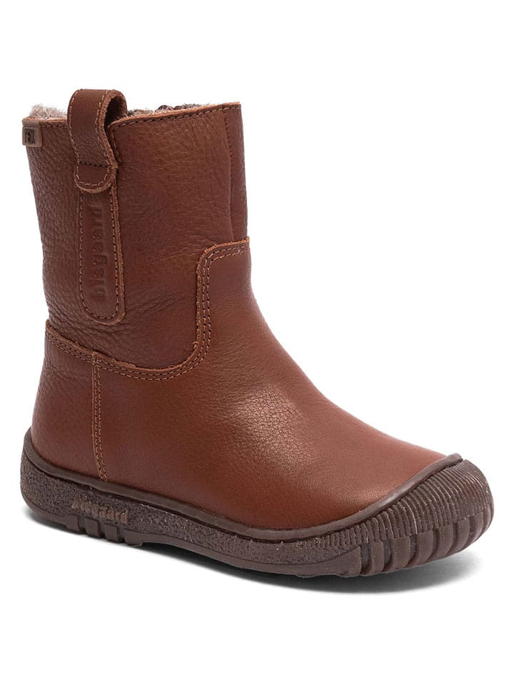 bisgaard Skórzane kozaki zimowe w kolorze jasnobrązowym rozmiar: 25