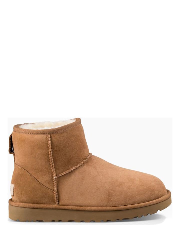 UGG Botki zimowe "Classic Mini II" w kolorze karmelowym ze skóry jagnięcej rozmiar: 40