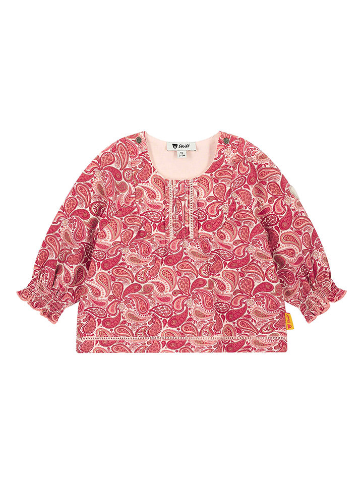 Steiff Bluzka w kolorze kremowo-czerwonym rozmiar: 62